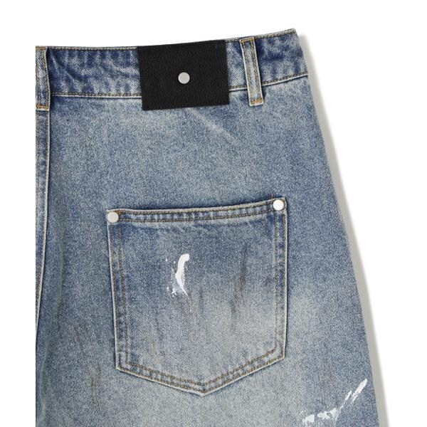 エルエイチピー（LHP）/DankeSchon／ダンケシェーン／12oz BAGGY JEANS／PAINT_11