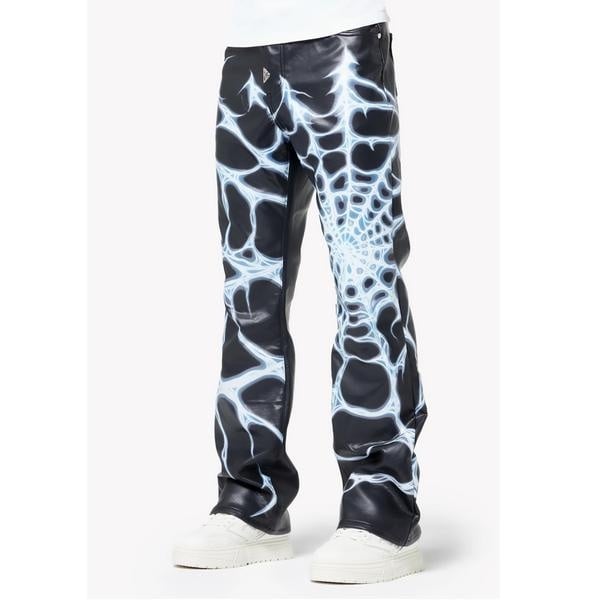 【NEW】エルエイチピー（LHP）/GUAPI／グアピ／Chrome Web Leather Pant