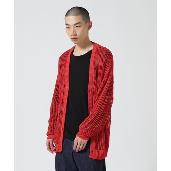 ビーバー（BEAVER）/B omnivore／ビーオムニボー　メッシュカーディガンの通販は 5,143円