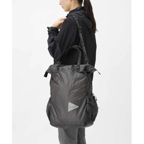 ビーバー/and wander／アンドワンダー　sil tote bag　シルトートバッグ_2