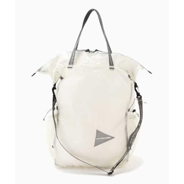 ビーバー/and wander／アンドワンダー　sil tote bag　シルトートバッグ_5