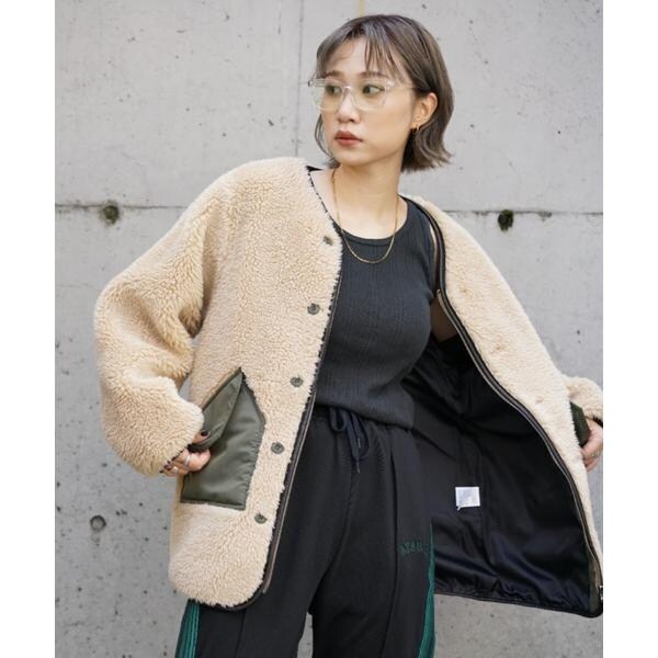 ビーバー（BEAVER）/RETRO GRADE／レトロ グレード シープ トリム ボア