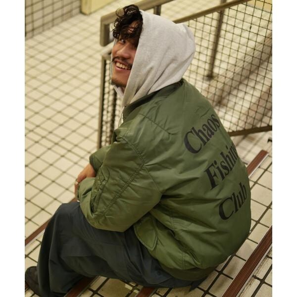ビーバー（BEAVER）/Chaos Fishing Club×AVIREX×BEAVER 別注MA−1 COMMERCIAL_1