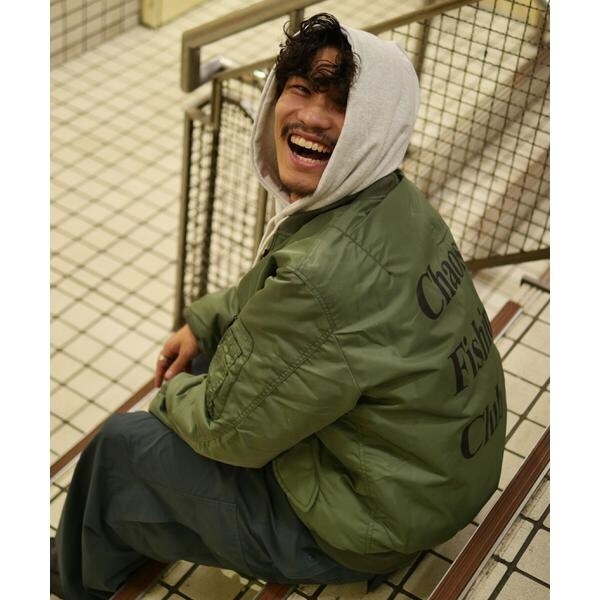 ビーバー（BEAVER）/Chaos Fishing Club×AVIREX×BEAVER 別注MA−1 COMMERCIAL_2