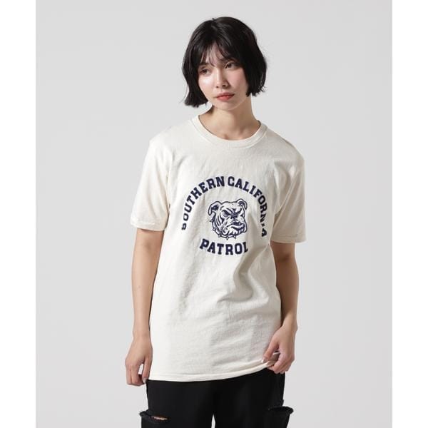 ビーバー（BEAVER）/MIXTA／ミクスタ　CREW NECK SO CAL DOG　Ｔシャツ
