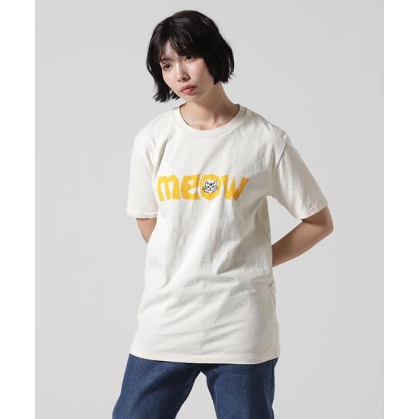 ビーバー（BEAVER）/MIXTA／ミクスタ　CREW NECK MEOW　Tシャツ