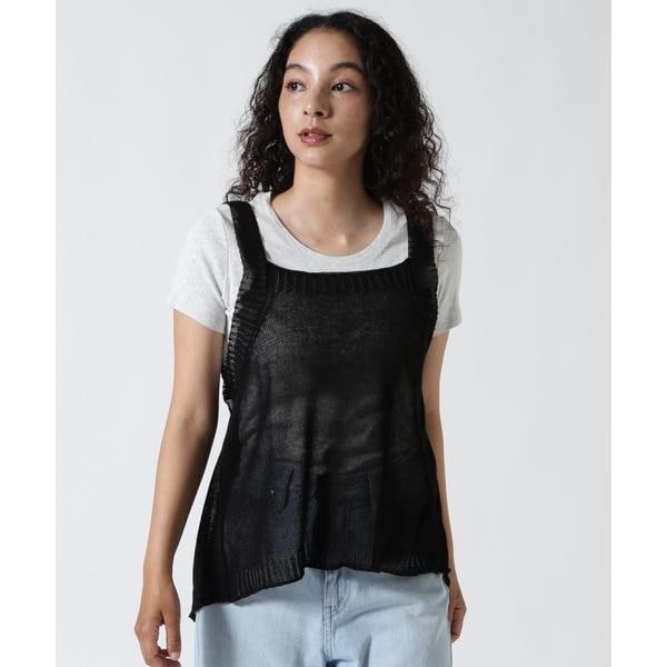 ビーバー（BEAVER）/B omnivore／ビーオムニボー　ギマコットン変形ジレ