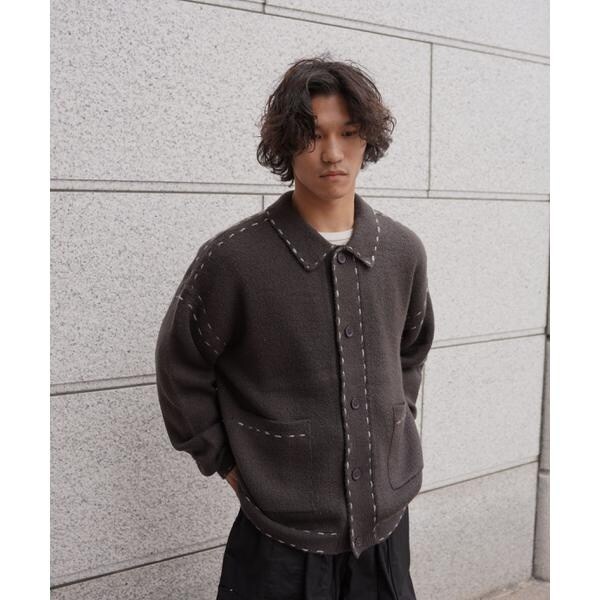ビーバー（BEAVER）/B omnivore／ビーオムニボー　起毛KNIT HAND JACKET_3