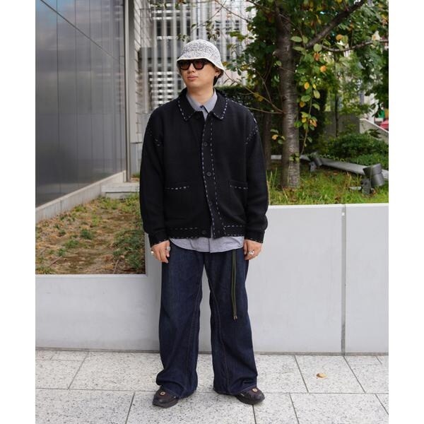 ビーバー(BEAVER)/B omnivore/ビーオムニボー 起毛KNIT HAND JACKET ビーバー(BEAVER)/B omnivore/ビーオムニボー 起毛KNIT HAND JACKET