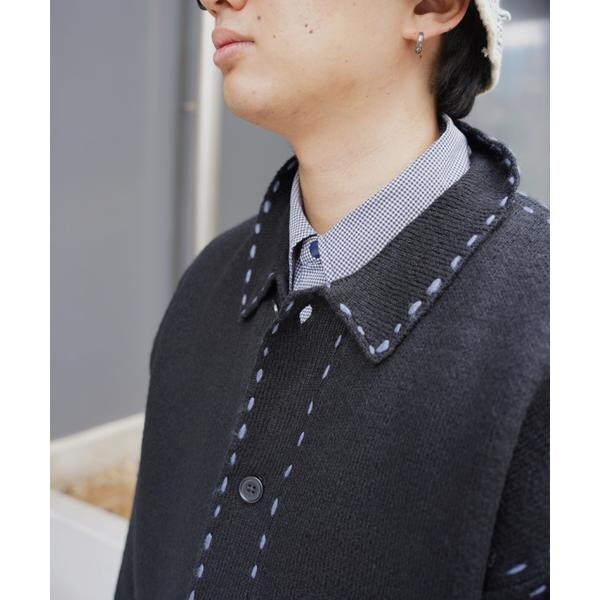ビーバー（BEAVER）/B omnivore／ビーオムニボー　起毛KNIT HAND JACKET_14