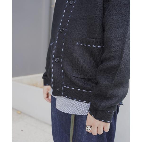 ビーバー（BEAVER）/B omnivore／ビーオムニボー　起毛KNIT HAND JACKET_15