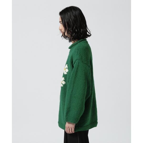 ビーセカンド（B’2nd）/MacMahon Knitting Mills ／ Roll Neck Knit−5 Flower_16