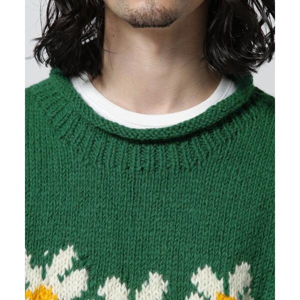 ビーセカンド（B’2nd）/MacMahon Knitting Mills ／ Roll Neck Knit−5 Flower_18
