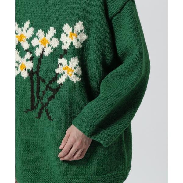 ビーセカンド（B’2nd）/MacMahon Knitting Mills ／ Roll Neck Knit−5 Flower_19