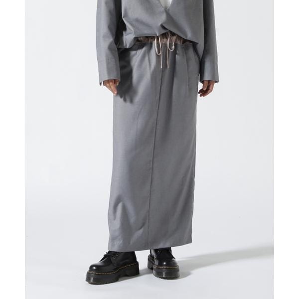 ビーセカンド（B’2nd）/DROIT BELLO（ドロイトベロ）サテン切替スカート