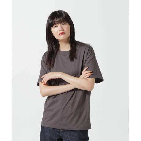 ビーセカンド（B’2nd）/ATON (エイトン) SUVIN60／2 CREWNECK T−SHIRT ／クルーネックTシャツ