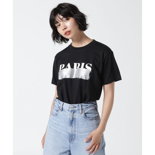 ビーセカンド（B’2nd）/DROIT BELLO（ドロイトベロ）SILVERブラッシュPARIS Tシャツ