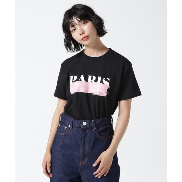ビーセカンド（B’2nd）/DROIT BELLO（ドロイトベロ）PINKブラッシュPARIS Tシャツ