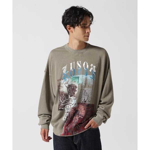 ビーセカンド（B’2nd）/LUSOR（ルーソル）PIGMENT SWEAT OUTSIDE ピグメントスウェット アウトサイド