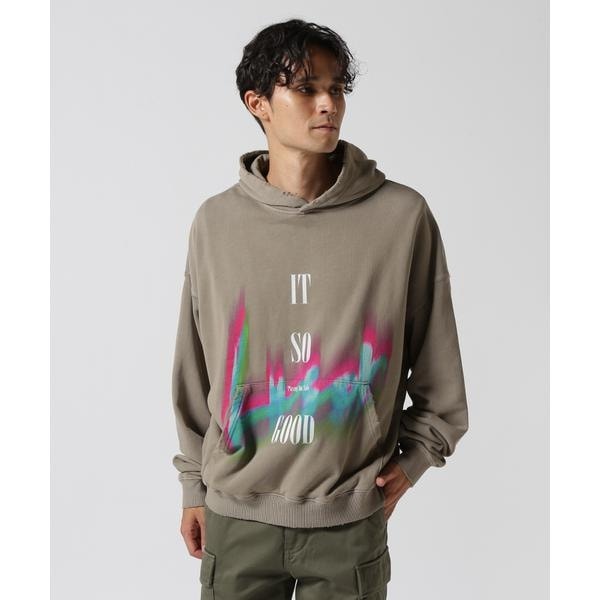 ビーセカンド（B’2nd）/LUSOR（ルーソル）PIGMENT SWEAT HOODIE LIGHT