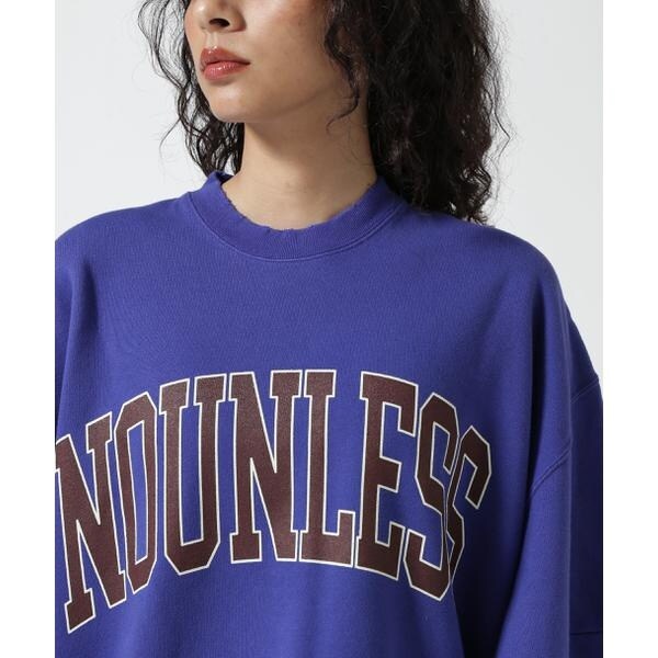 ビーセカンド（B’2nd）/NOUNLESS（ナウンレス）別注COLLEGE LOGO OVER SWEAT_8