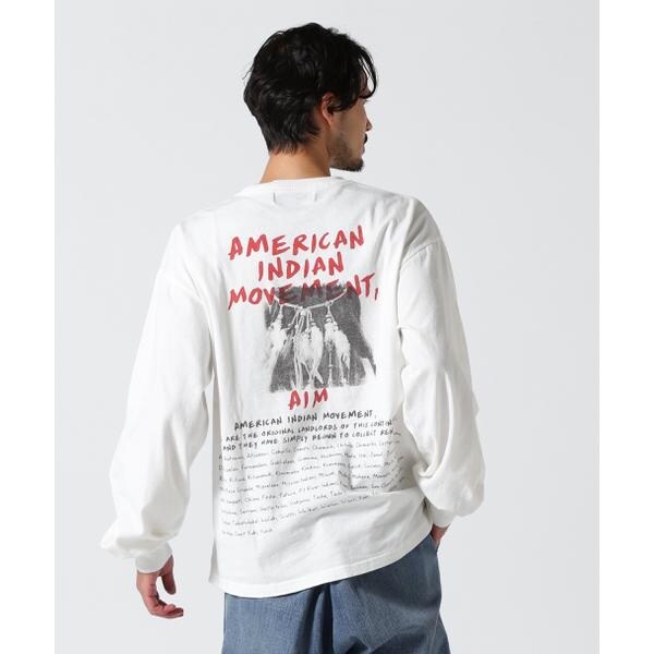 ビーセカンド（B’2nd）/REMI RELIEF(レミレリーフ) 別注20／−天竺ロンＴ（INDIAN）