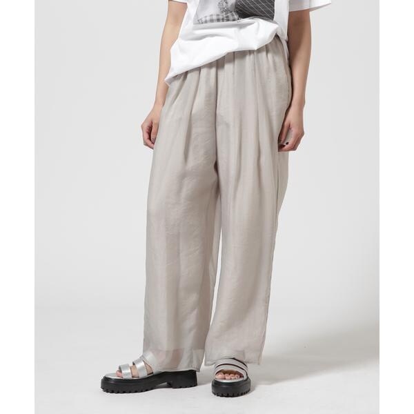 24SS NEW】MiuMiu_women / ロゴ入り コットンベルベットパンツ