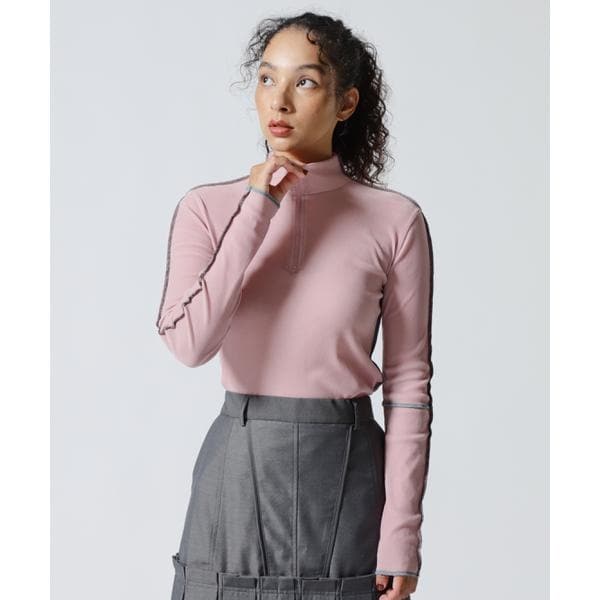 ビーセカンド（B’2nd）/AULA AILA（アウラ アイラ）別注ハイネックベロアTOPS