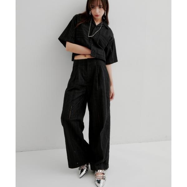 ビーセカンド（B’2nd）/Schott×RUMBLE RED（ショット×ランブルレッド）オリジナル刺繍マリンパンツ