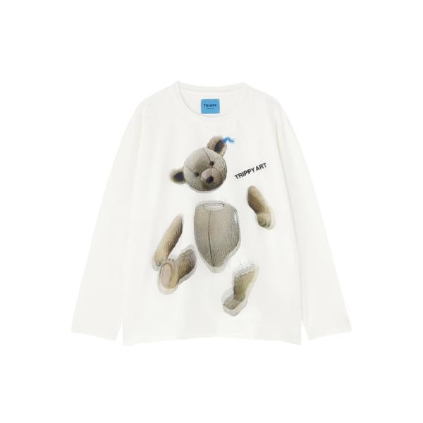 ビーセカンド（B’2nd）/maxsix(マックスシックス）TEDDY BEAR 3D L／S TEE