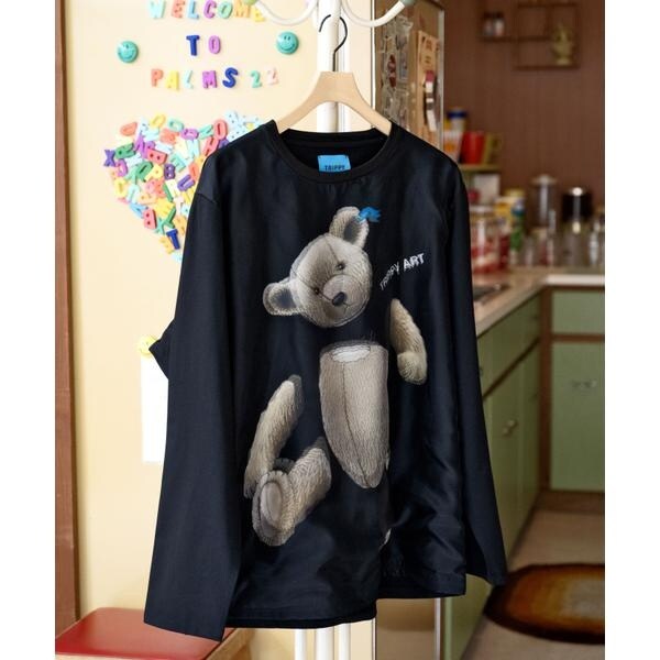 ビーセカンド（B’2nd）/maxsix(マックスシックス）TEDDY BEAR 3D L／S TEE