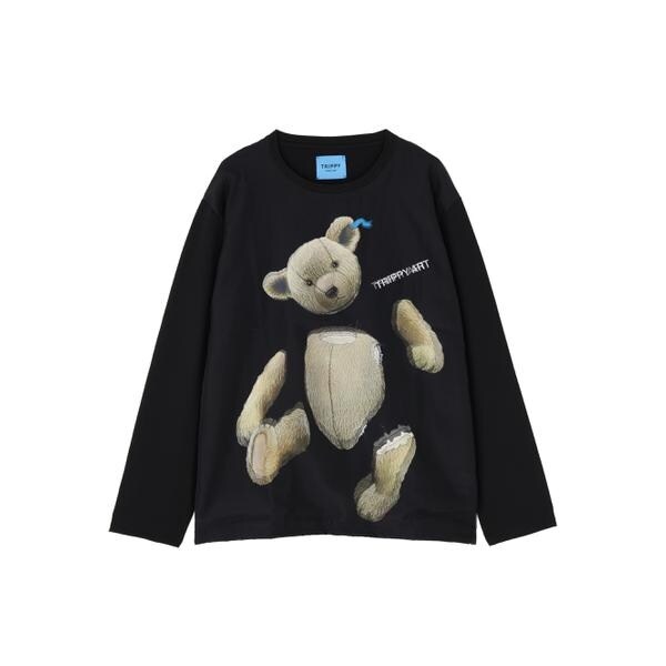 ビーセカンド（B’2nd）/maxsix(マックスシックス）TEDDY BEAR 3D L／S TEE