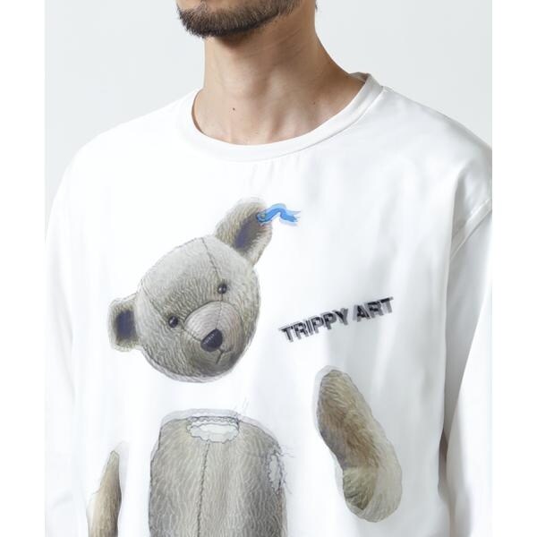 ビーセカンド（B’2nd）/maxsix(マックスシックス）TEDDY BEAR 3D L／S TEE