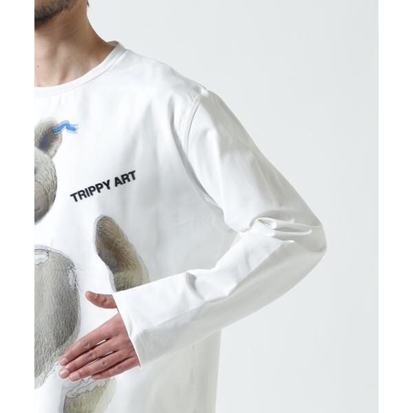 ビーセカンド（B’2nd）/maxsix(マックスシックス）TEDDY BEAR 3D L／S TEE