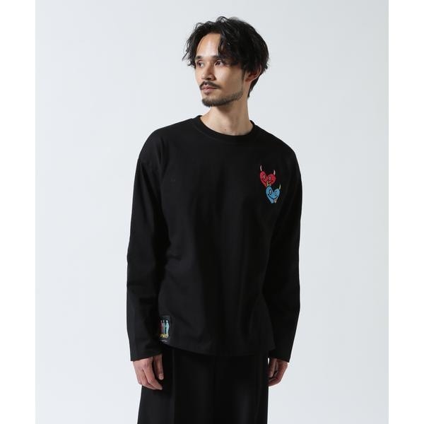 ビーセカンド（B’2nd）/maxsix(マックスシックス）DOUBLE HERT L／S TEE