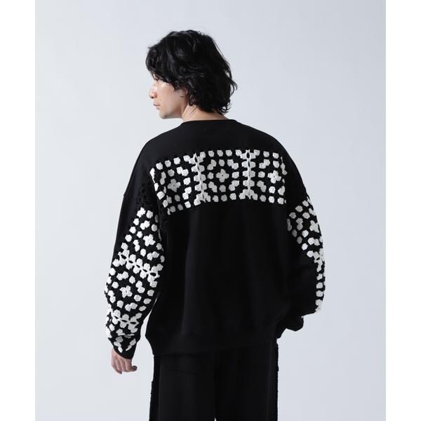 ビーセカンド（B’2nd）/DISCOVERED(ディスカバード) 別注CROCHET SLEEVE SWEAT(UNISEX)_3
