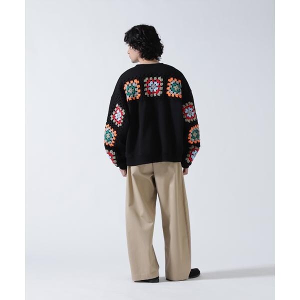 ビーセカンド（B’2nd）/DISCOVERED(ディスカバード) 別注CROCHET SLEEVE SWEAT(UNISEX)_5
