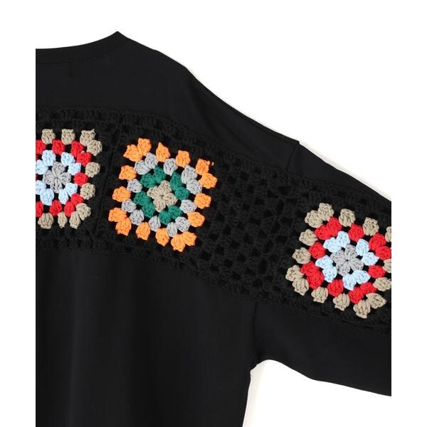 ビーセカンド（B’2nd）/DISCOVERED(ディスカバード) 別注CROCHET SLEEVE SWEAT(UNISEX)_15