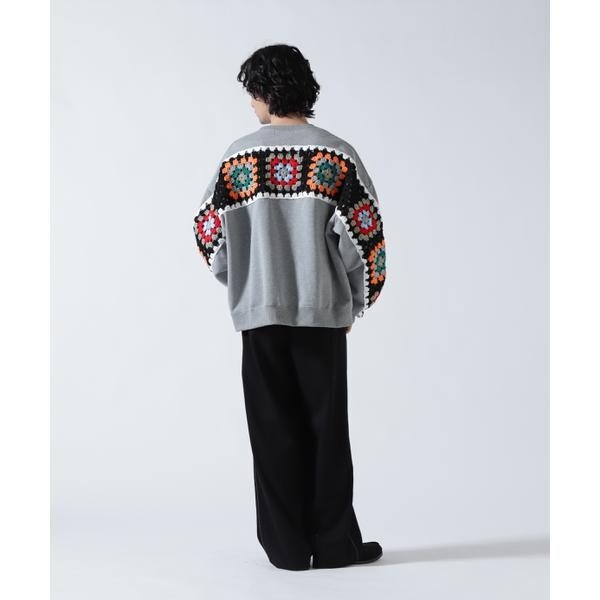 ビーセカンド（B’2nd）/DISCOVERED(ディスカバード) 別注CROCHET SLEEVE SWEAT(UNISEX)_19