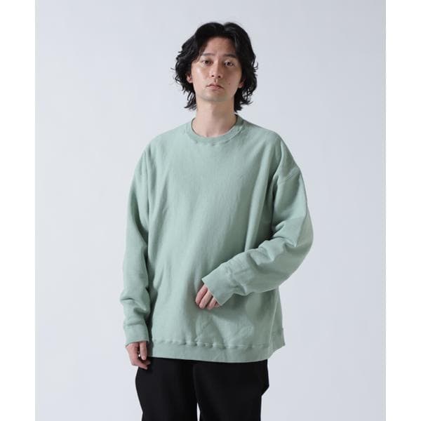 ビーセカンド（B’2nd）/ATON ／ NATURAL DYED URAKE | OVERSIZED SWEAT SHIRT