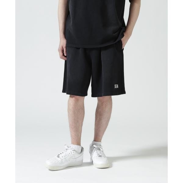 ビーセカンド（B’2nd）/WIND AND SEA（ウィンダンシー）SULFUR DYEING LOGO HALF PANTS_1