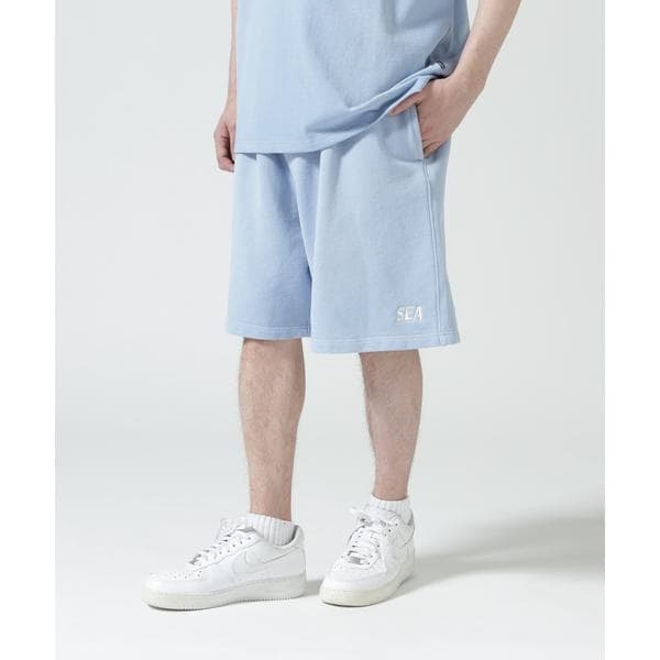 ビーセカンド（B’2nd）/WIND AND SEA（ウィンダンシー）SULFUR DYEING LOGO HALF PANTS