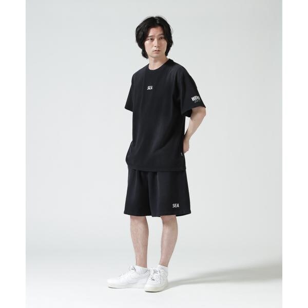 ビーセカンド（B’2nd）/WIND AND SEA（ウィンダンシー）SULFUR DYEING LOGO HALF PANTS_4