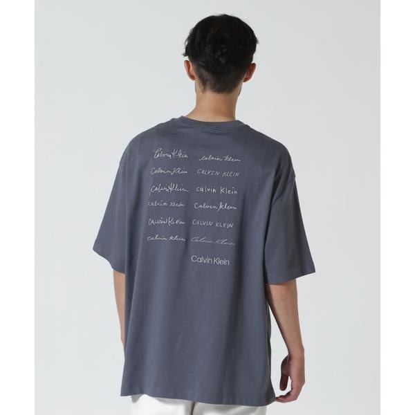 【NEW】ビーセカンド（B’2nd）/Calvin Klein (カルバンクライン）エンブロイダリーロゴフォント グラフィッ