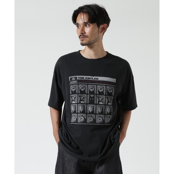 【NEW】ビーセカンド（B’2nd）/REMI RELIEF ／  別注20／−天竺BIGサイズTシャツ（A HARD CAT’S)