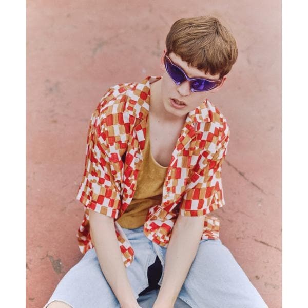 【NEW】ビーセカンド（B’2nd）/HOLO MARKET（ホロマーケット）HMV S／S SHIRTS ／ 総柄アロハ半袖シャツ_3