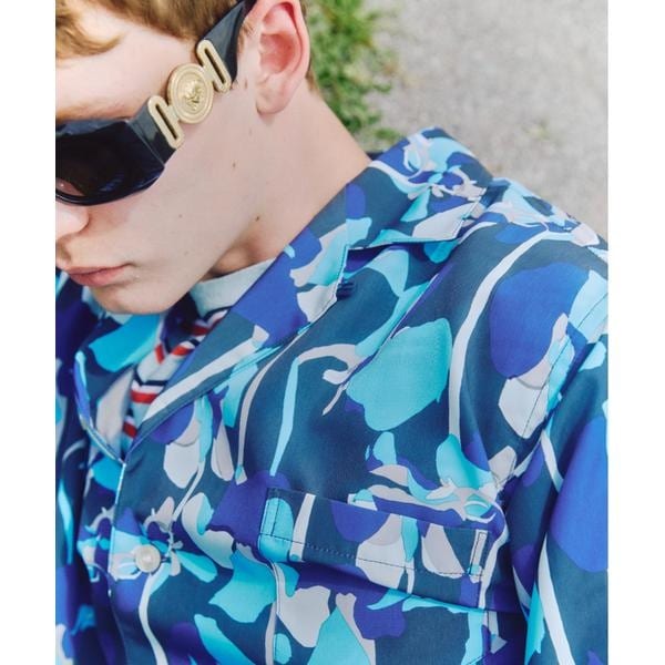 【NEW】ビーセカンド（B’2nd）/HOLO MARKET（ホロマーケット）HMV S／S SHIRTS ／ 総柄アロハ半袖シャツ_4