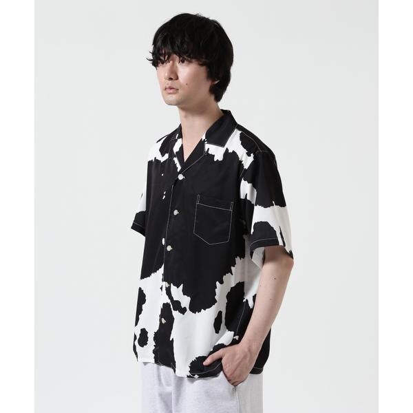 【NEW】ビーセカンド（B’2nd）/HOLO MARKET（ホロマーケット）HMV S／S SHIRTS ／ 総柄アロハ半袖シャツ_8