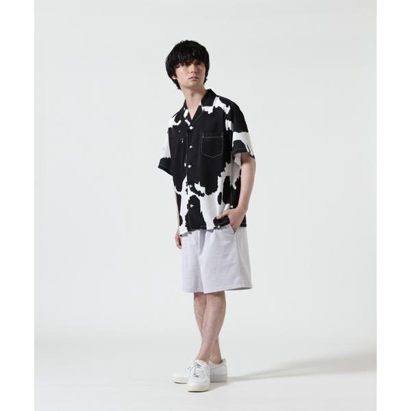 【NEW】ビーセカンド（B’2nd）/HOLO MARKET（ホロマーケット）HMV S／S SHIRTS ／ 総柄アロハ半袖シャツ_11