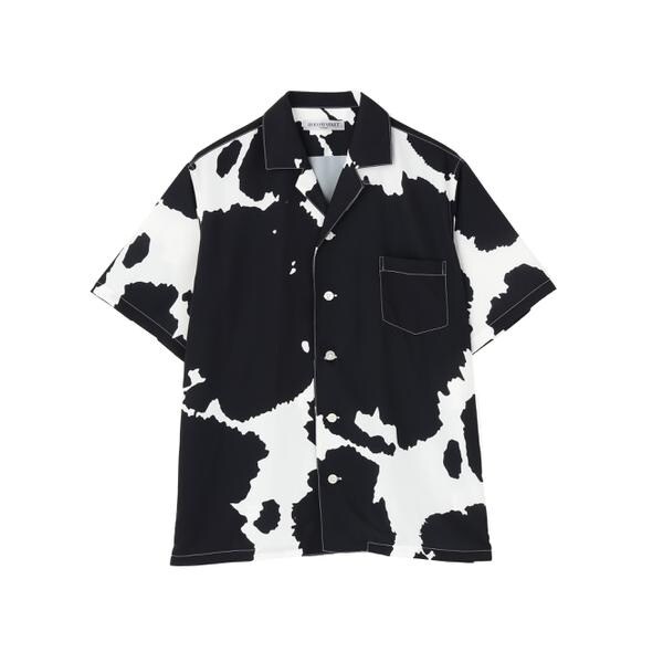【NEW】ビーセカンド（B’2nd）/HOLO MARKET（ホロマーケット）HMV S／S SHIRTS ／ 総柄アロハ半袖シャツ_12